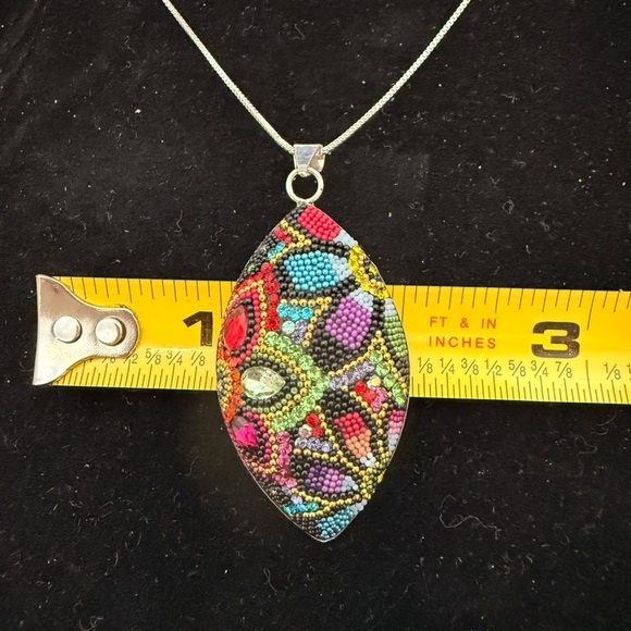 NWT Mosaico Austrian Crystal pendant necklace & earrings 💕💕 new line! 💕💕 - Picture 7 of 12